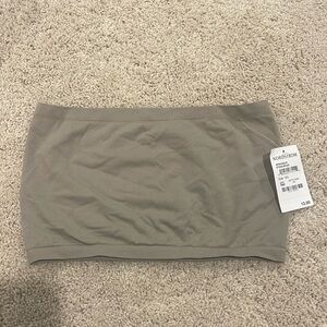 Frenchi Stone Color Bandeau Top/Bra